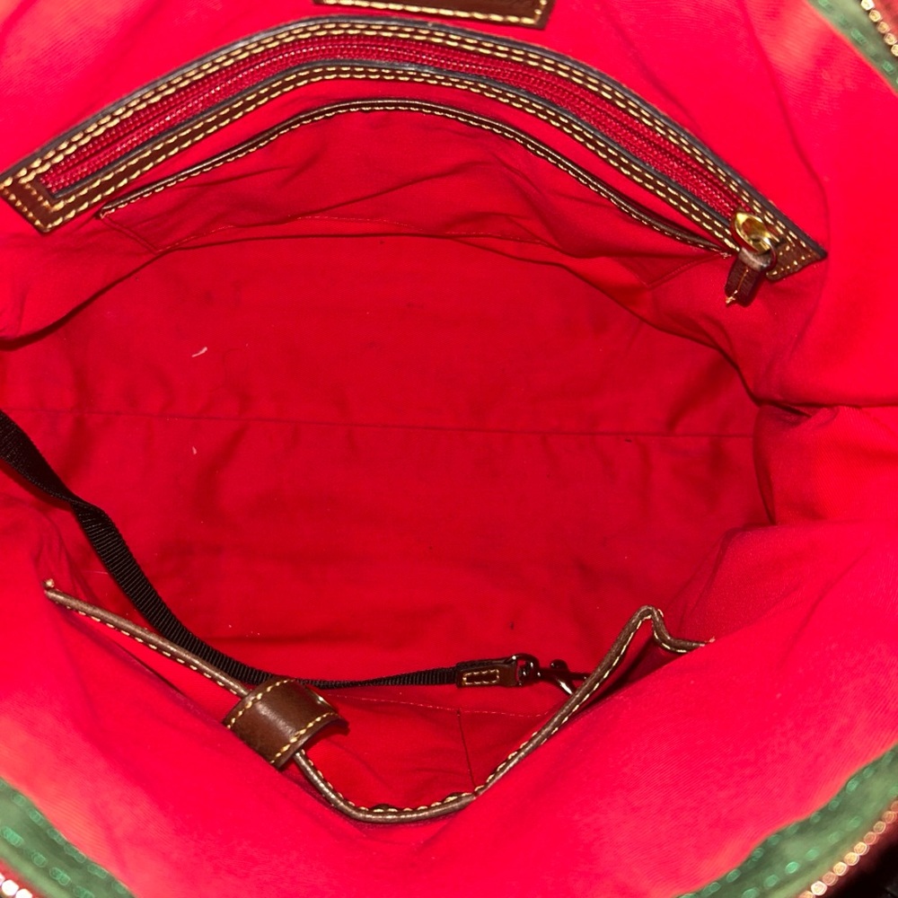 Dooney And Bourke Python Buckle Satchel With Tass… - image 7